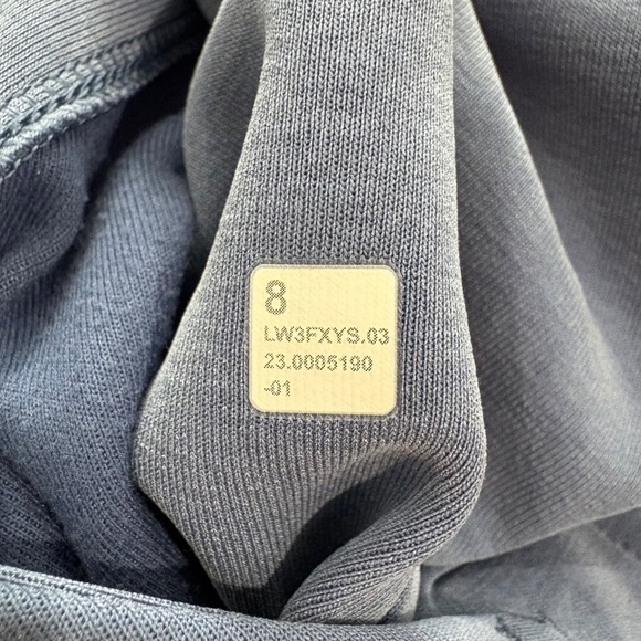 Lululemon Brushed Softstreme Funnel-Neck Zip Up Pitch Blue - Picture 9 of 9